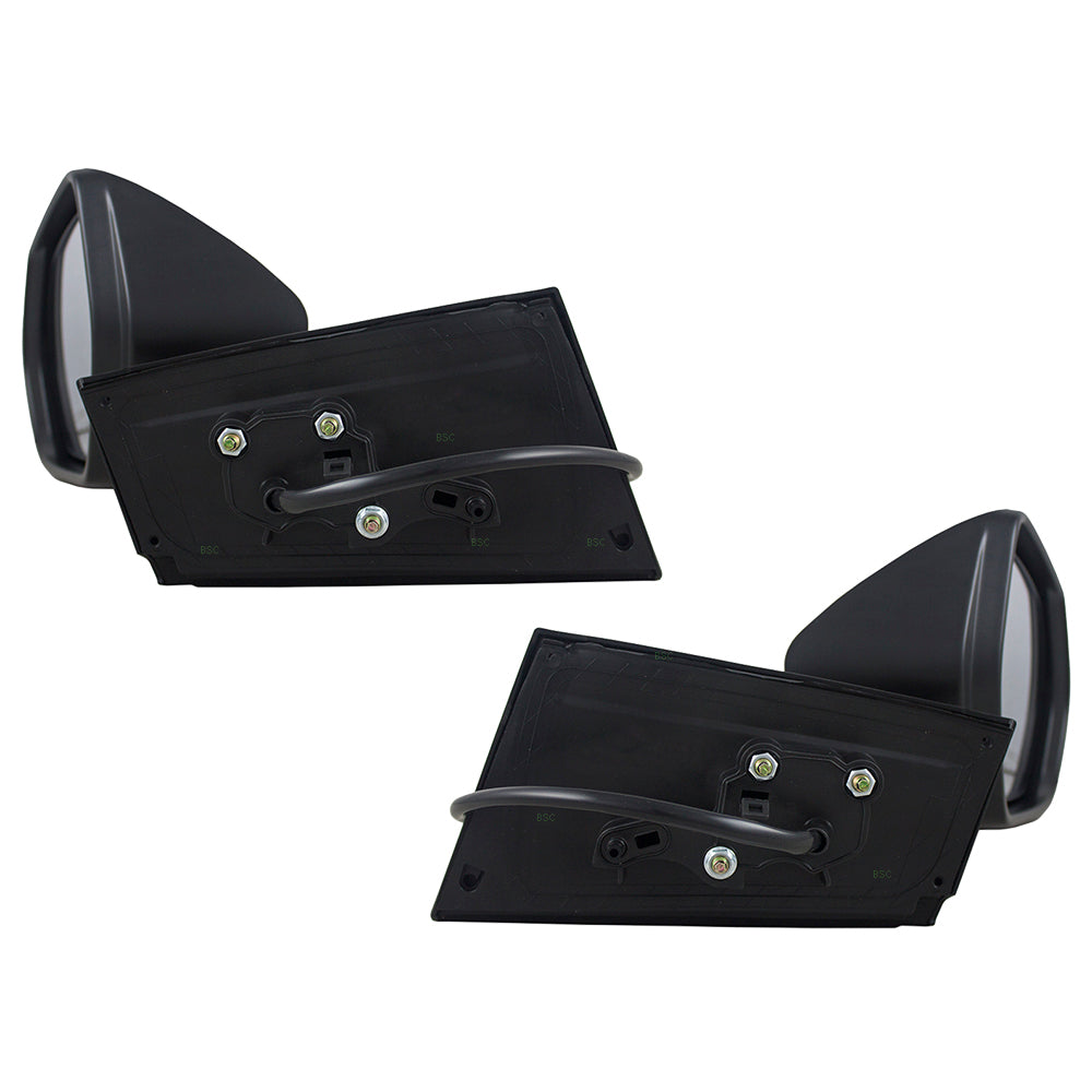 Brock Replacement Pair Set Power Side View Mirrors Heated Compatible with 16-18 Prius & Prime 87945-47060-C0 128-65526AR