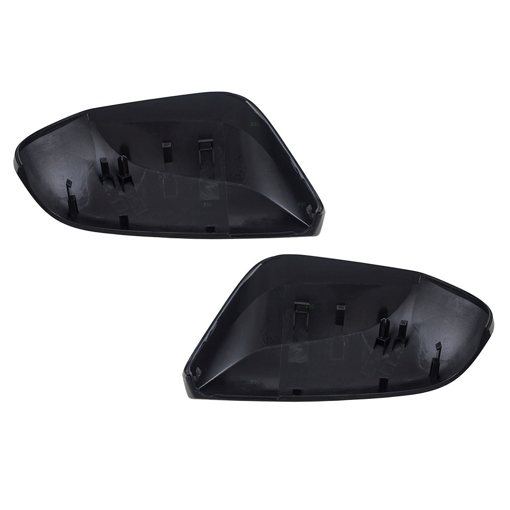 Brock Replacement Pair Set Power Side View Mirrors Heated Compatible with 16-18 Prius & Prime 87945-47060-C0 128-65526AR