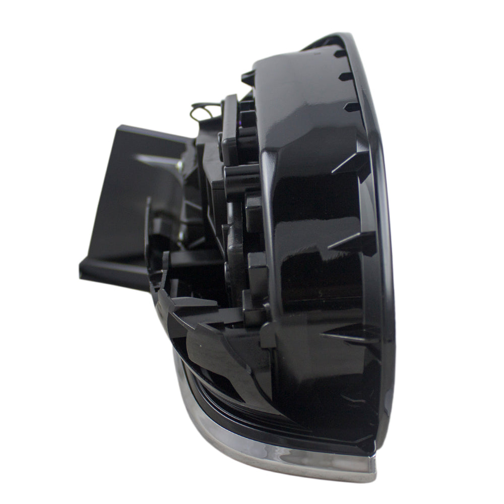Brock Replacement Drivers Power Side View Mirror Heated Textured Base Ready-to-Paint Cap Compatible with 16-18 Prius & Prime
