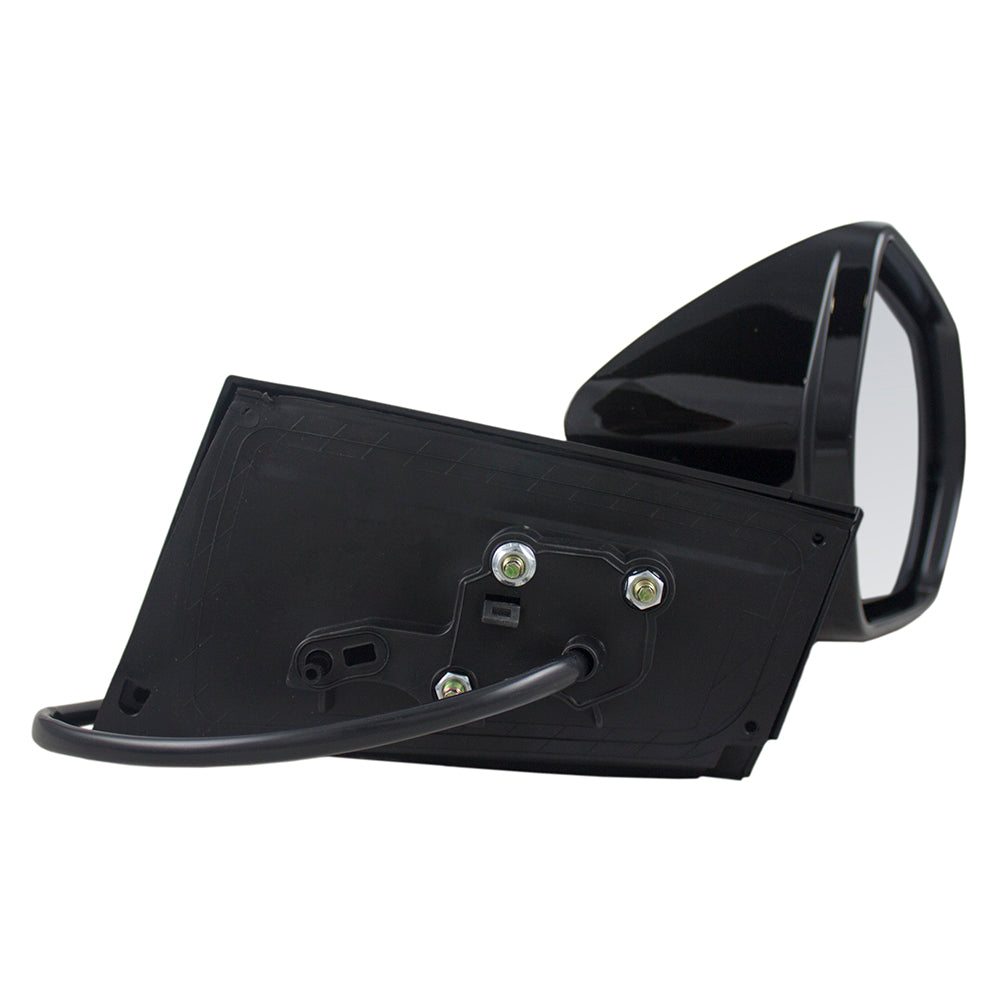 Brock Replacement Passengers Power Side View Mirror Heated Textured Base Ready-to-Paint Cap Compatible with 16-18 Prius & Prime 87910-47410
