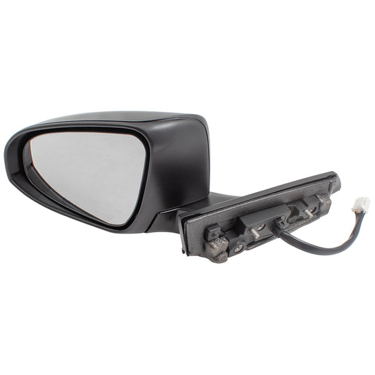 Brock Replacement Drivers Power Folding Side View Mirror Heated Signal Compatible with 2018 2019 C-HR 87940F4050 879450F911 TO1320364