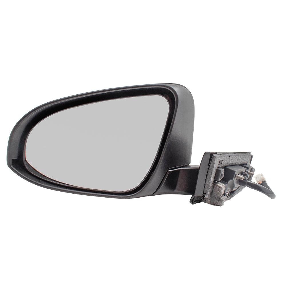 Brock Replacement Drivers Power Folding Side View Mirror Heated Signal Compatible with 2018 2019 C-HR 87940F4050 879450F911 TO1320364