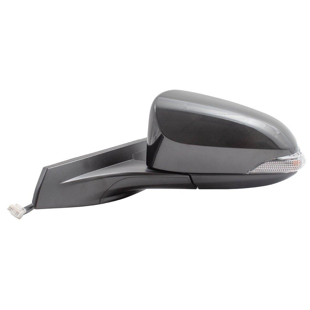 Brock Replacement Drivers Power Folding Side View Mirror Heated Signal Compatible with 2018 2019 C-HR 87940F4050 879450F911 TO1320364