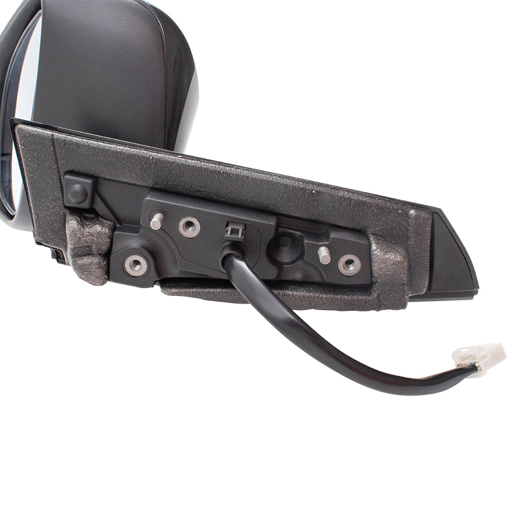 Brock Replacement Drivers Power Folding Side View Mirror Heated Signal Compatible with 2018 2019 C-HR 87940F4050 879450F911 TO1320364