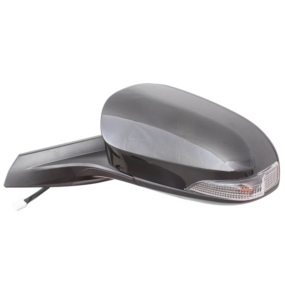 Brock Replacement Drivers Power Folding Side View Mirror Heated Signal Compatible with 2018 2019 C-HR 87940F4050 879450F911 TO1320364