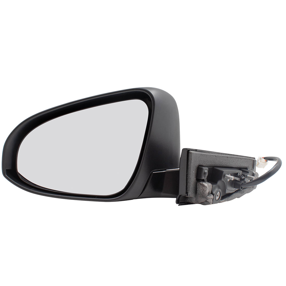 Brock Replacement Drivers Power Side View Mirror Heated Signal Manual Folding Compatible with 2018 2019 C-HR 87945-0F911 TO1320376