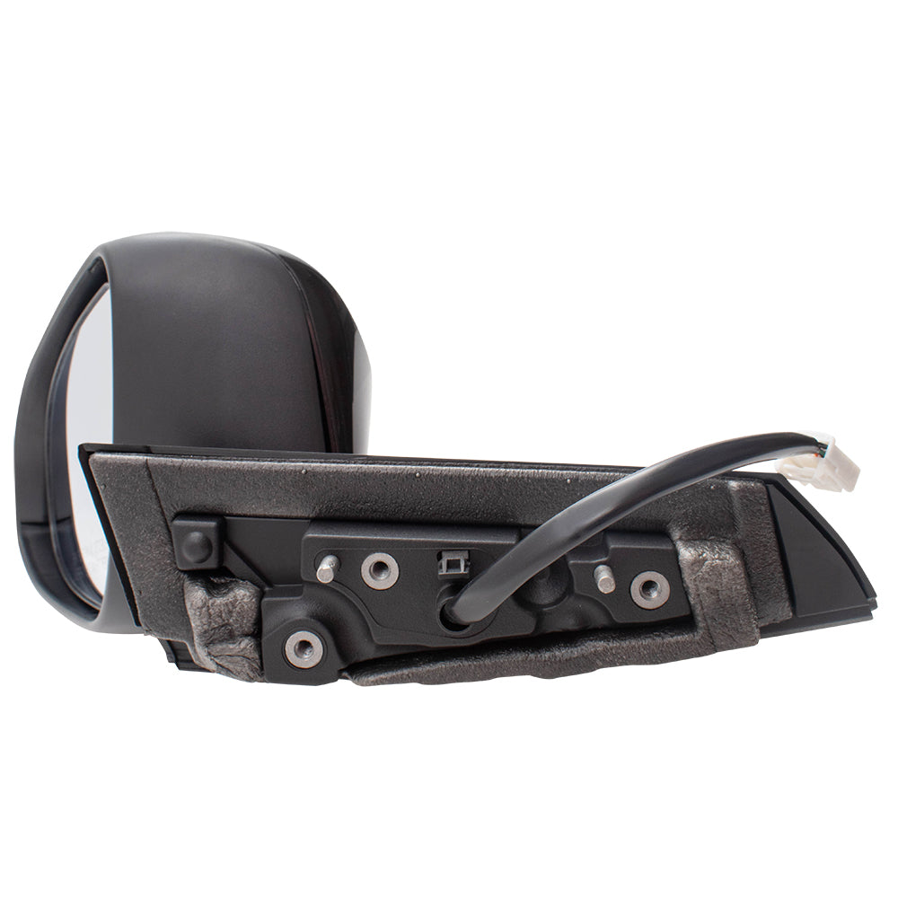 Brock Replacement Drivers Power Side View Mirror Heated Signal Manual Folding Compatible with 2018 2019 C-HR 87945-0F911 TO1320376