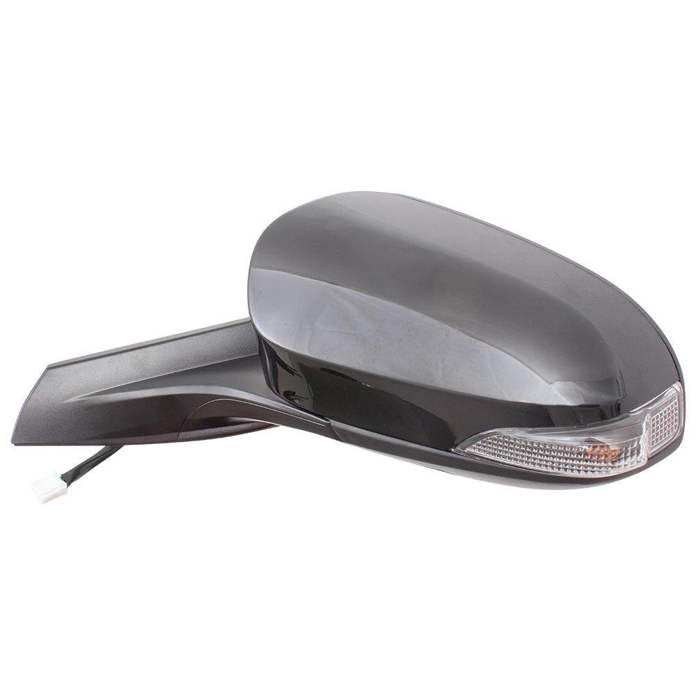 Brock Replacement Drivers Power Side View Mirror Heated Signal Manual Folding Compatible with 2018 2019 C-HR 87945-0F911 TO1320376