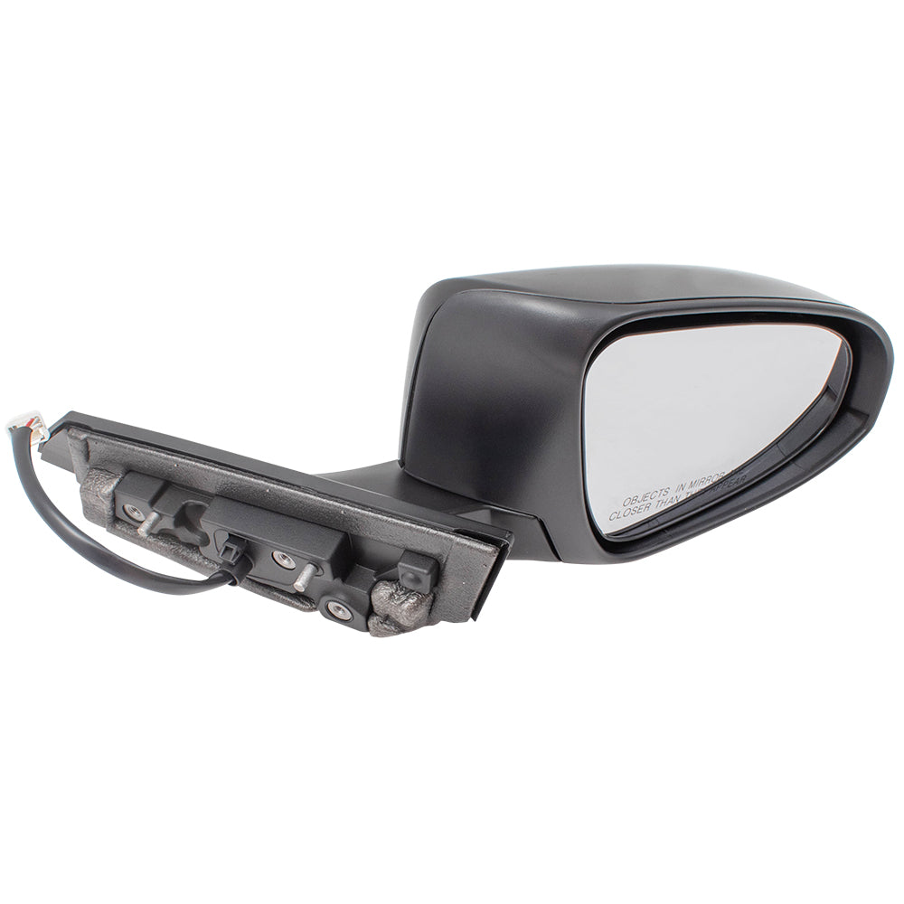 Brock Replacement Brock Passengers Power Side View Mirror Heated Signal Manual Folding Compatible with 2018 2019 C-HR 87915-0F911 TO1321376