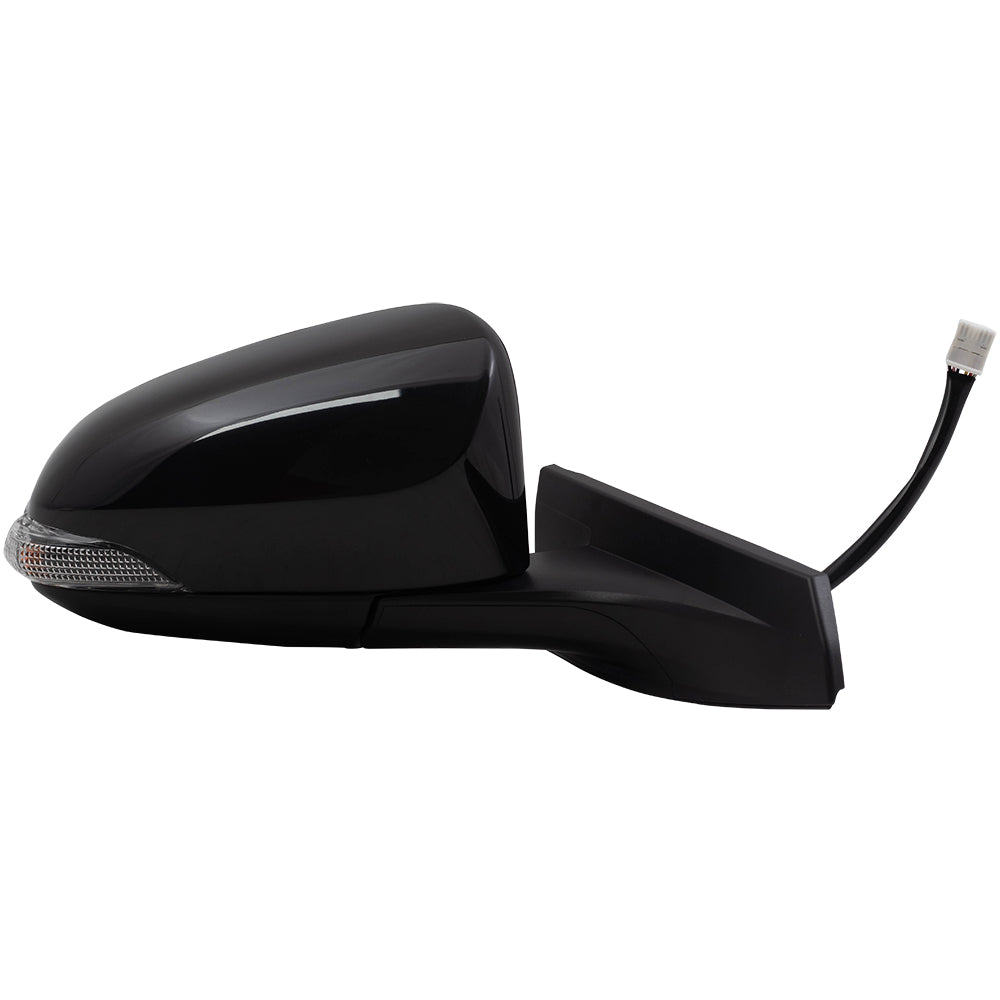 Brock Replacement Pair Set Power Folding Heated Signal Blind Spot Detection Side View Mirrors Compatible with 2018 C-HR 87940-F4060 87910-F4060 87940F4060 87910F4060