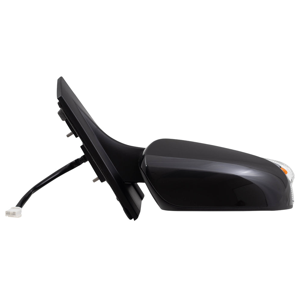 Brock Replacement Passengers Power Folding Heated Signal Blind Spot Detection Side View Mirror Compatible with 2018 C-HR 87910-F4060 87915-0F911 87910F4060 879150F911