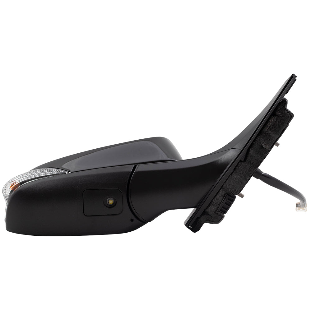 Brock Replacement Passengers Power Folding Heated Signal Blind Spot Detection Side View Mirror Compatible with 2018 C-HR 87910-F4060 87915-0F911 87910F4060 879150F911