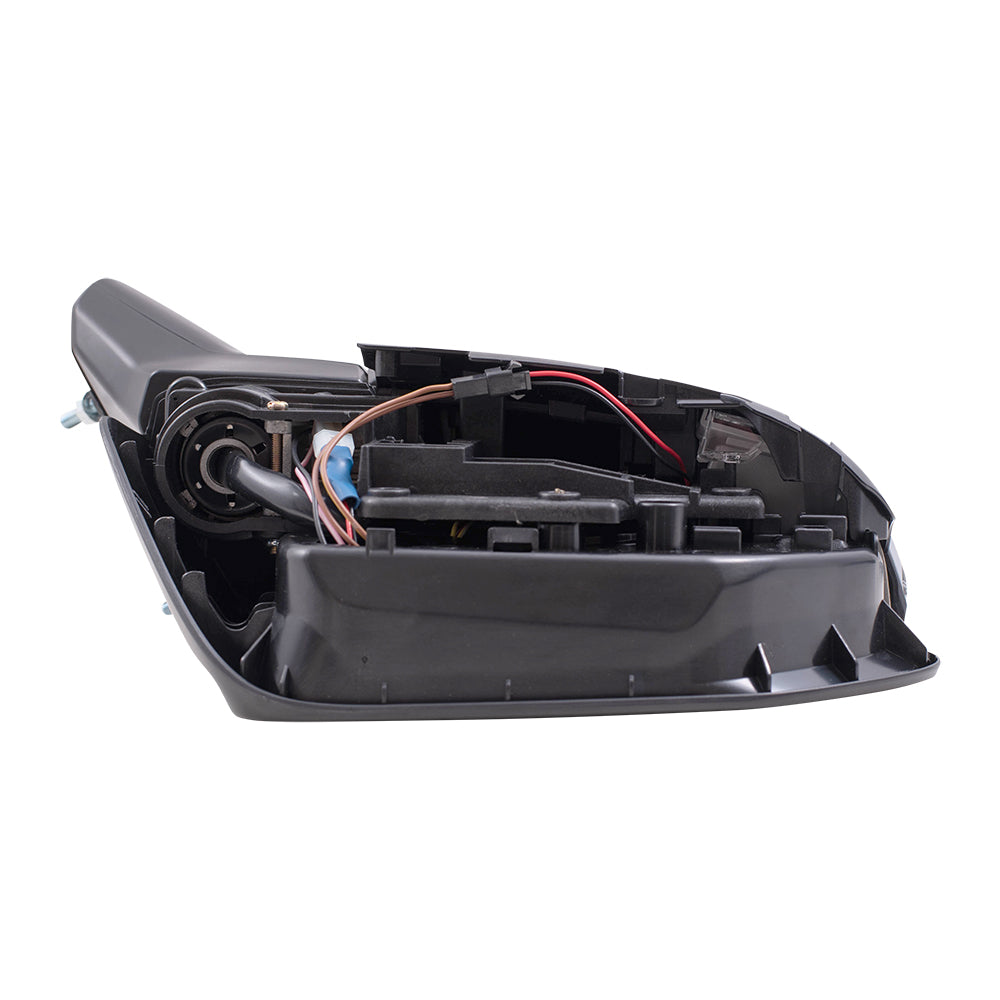 Brock Replacement Power Mirrors Paint to Match Black with Heat, Signal, Blind Spot Detection and Memory without Camera and Auto Dim Compatible with 2019-2020 Toyota Avalon