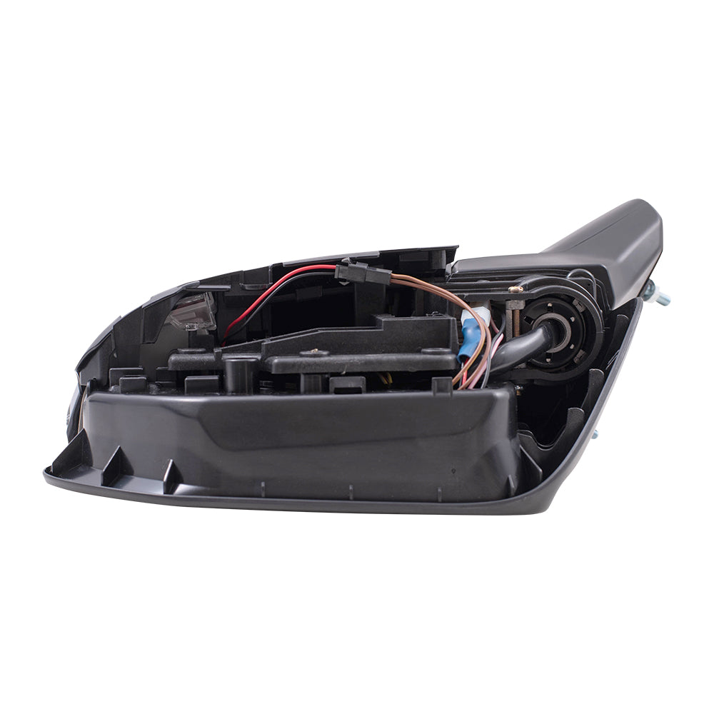 Brock Replacement Driver Side Power Mirror Paint to Match Black with Heat, Signal, Blind Spot Detection and Memory without Camera and Auto Dim Compatible with 2019-2020 Avalon 2019-2020 Avalon Hybrid