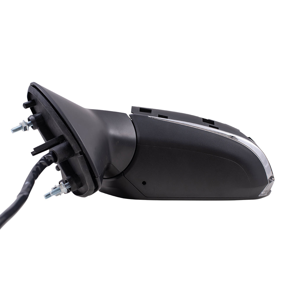 Brock Replacement Driver Side Power Mirror Paint to Match Black with Heat, Signal, Blind Spot Detection and Memory without Camera and Auto Dim Compatible with 2019-2020 Avalon 2019-2020 Avalon Hybrid