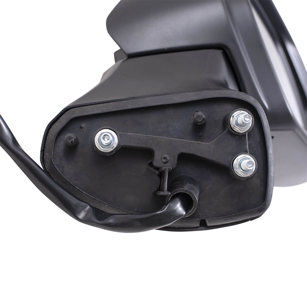 Brock Replacement Passenger Side Power Mirrors Paint to Match Black with Heat, Signal and Blind Spot Detection W/O Memory, Camera and Auto Dim Compatible with 2019-2020 Toyota Avalon