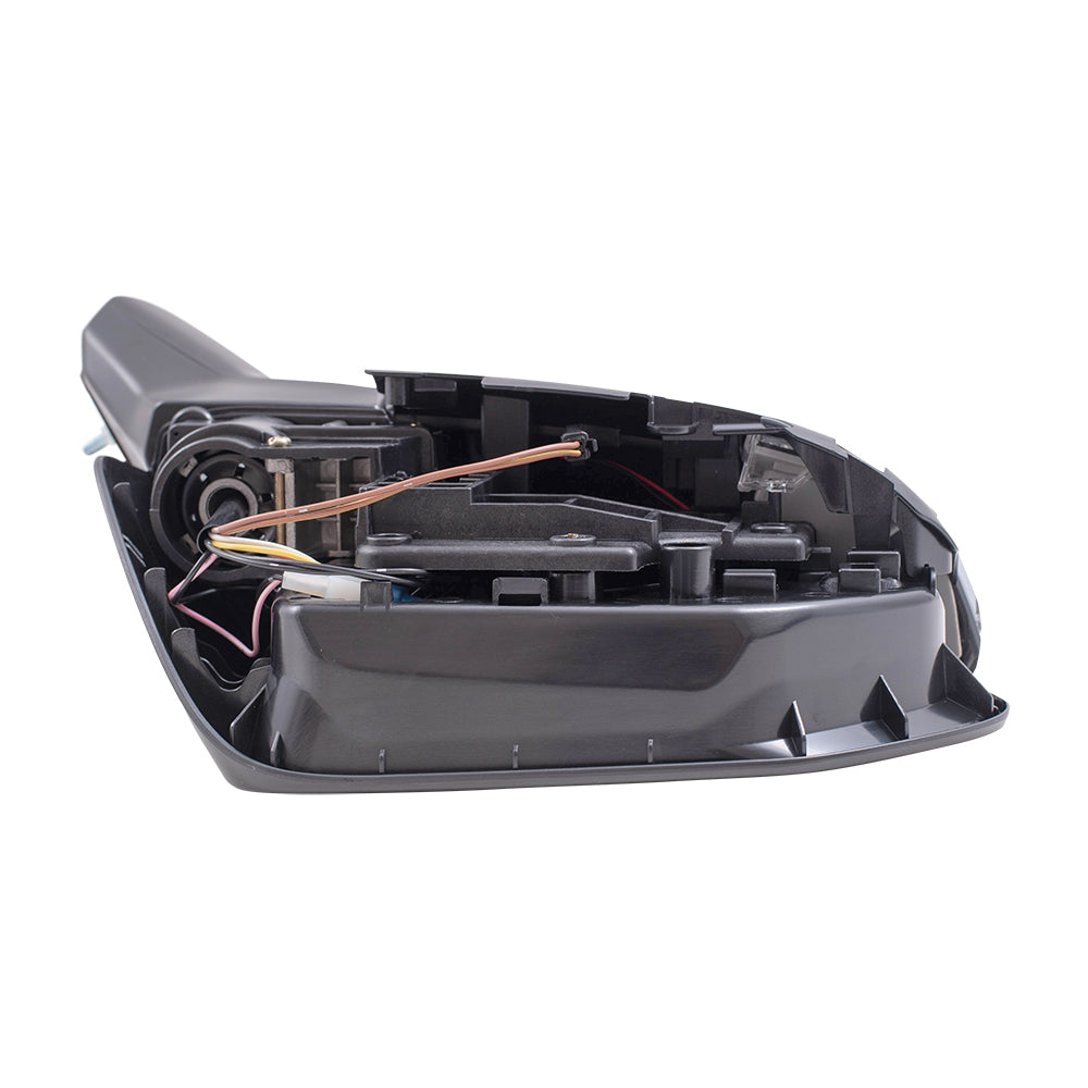 Brock Replacement Passenger Side Power Mirrors Paint to Match Black with Heat, Signal and Blind Spot Detection W/O Memory, Camera and Auto Dim Compatible with 2019-2020 Toyota Avalon