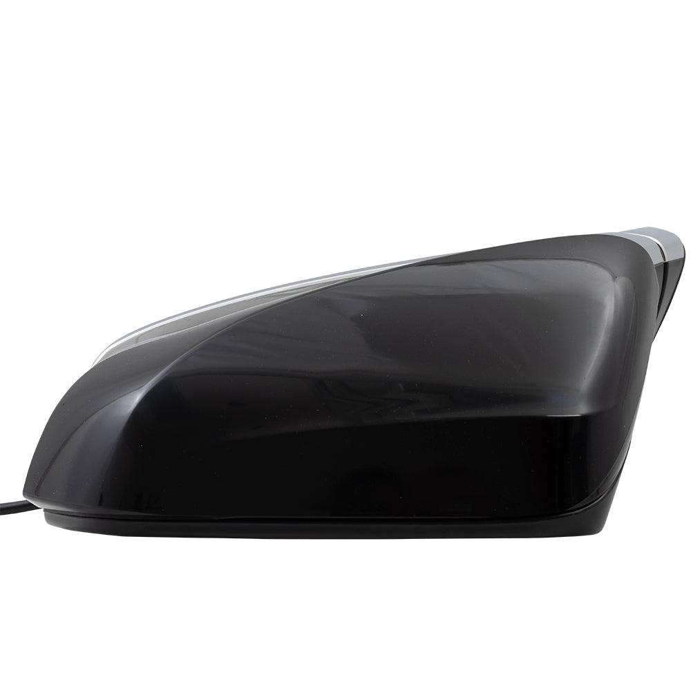 Brock Replacement Driver Power Heated Signal Manual Folding Side View Mirror Compatible with 2016-2019 RX350 879400E230C0 87940-0E230-C0