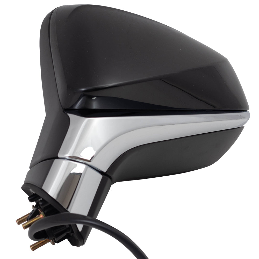 Brock Replacement Driver Power Heated Signal Manual Folding Side View Mirror Compatible with 2016-2019 RX350 879400E230C0 87940-0E230-C0