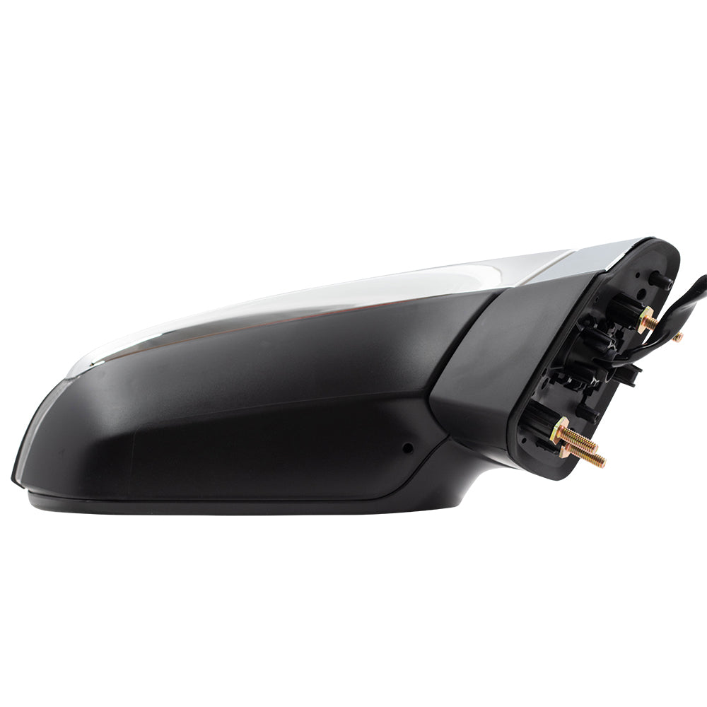 Brock Replacement Passenger Power Heated Signal Manual Folding Side View Mirror Compatible with 2016-2019 RX350 879100E230C0 87910-0E230-C0
