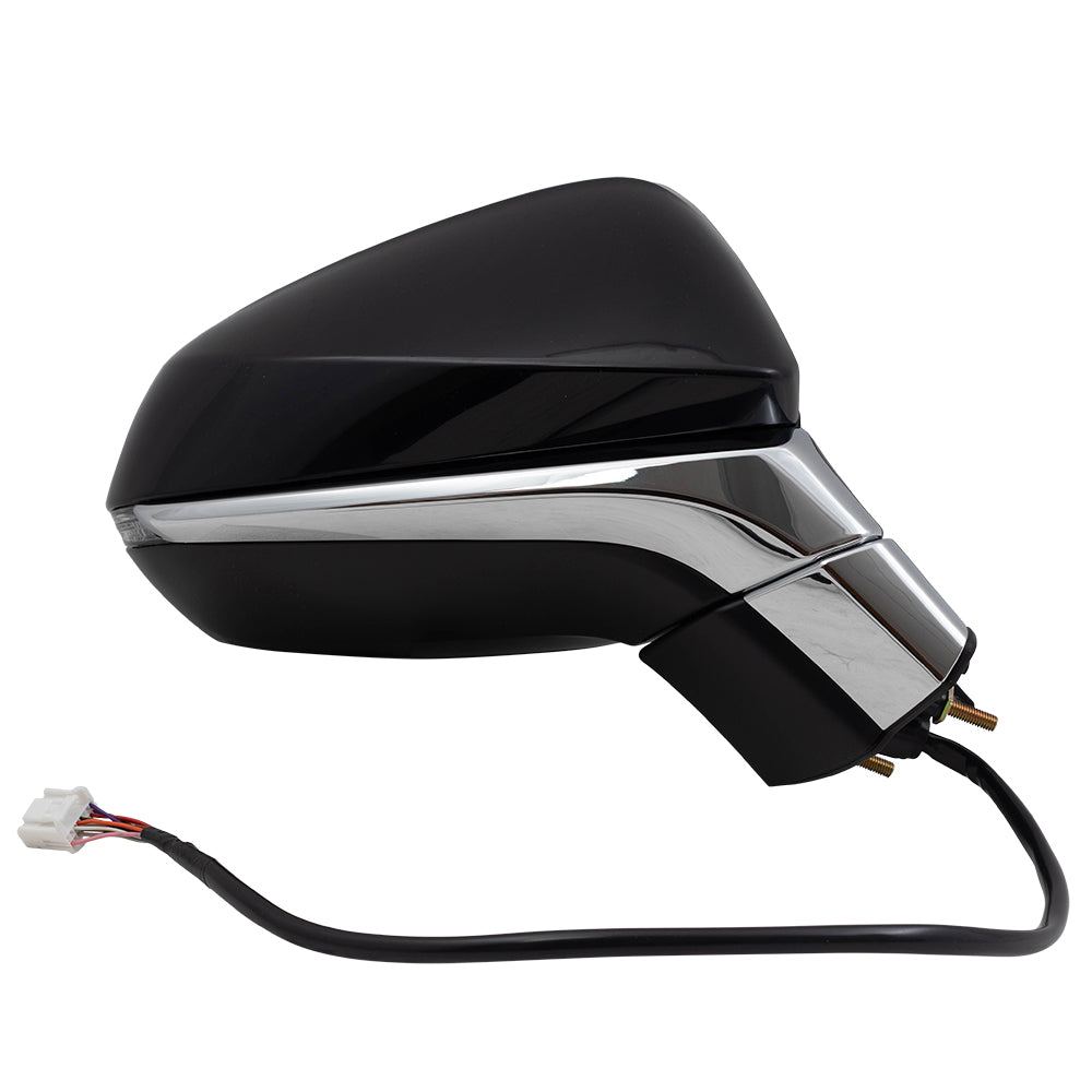 Brock Replacement Driver and Passenger Set Pair Power Heated Signal Memory Side View Mirrors Compatible with 2015-2017 NX200t NX300h 8794078020C0 8791078020C0
