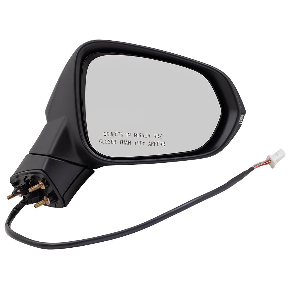 Brock Replacement Passenger Power Heated Signal Memory Side View Mirror Compatible with 2015-2017 NX200t NX300h 8791078020C0 87910-78020-C0