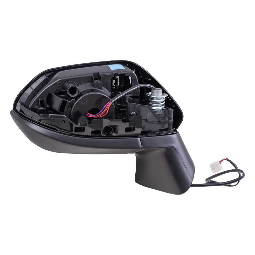 Brock Replacement Driver and Passenger Side Power Mirrors Paint to Match Black without Heat, Signal and Blind Spot Detection Compatible with 2020 Corolla Sedan JAPAN BUILT