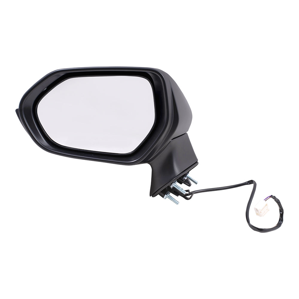 Brock Replacement Driver Side Power Mirror Paint to Match Black without Heat, Signal and Blind Spot Detection Compatible with 2020 Corolla Sedan JAPAN BUILT