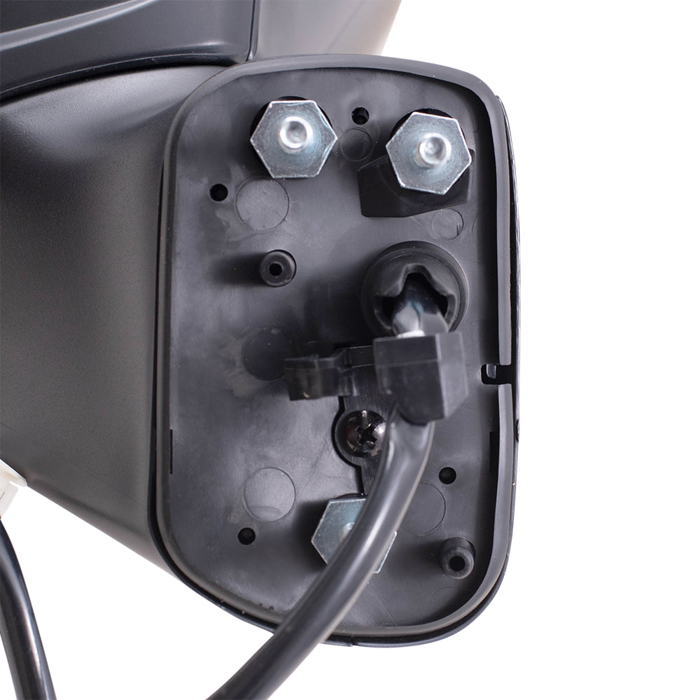 Brock Replacement Passenger Side Power Mirror Paint to Match Black with Heat without Signal and Blind Spot Detection Compatible with 2020 Toyota Corolla Sedan JAPAN BUILT