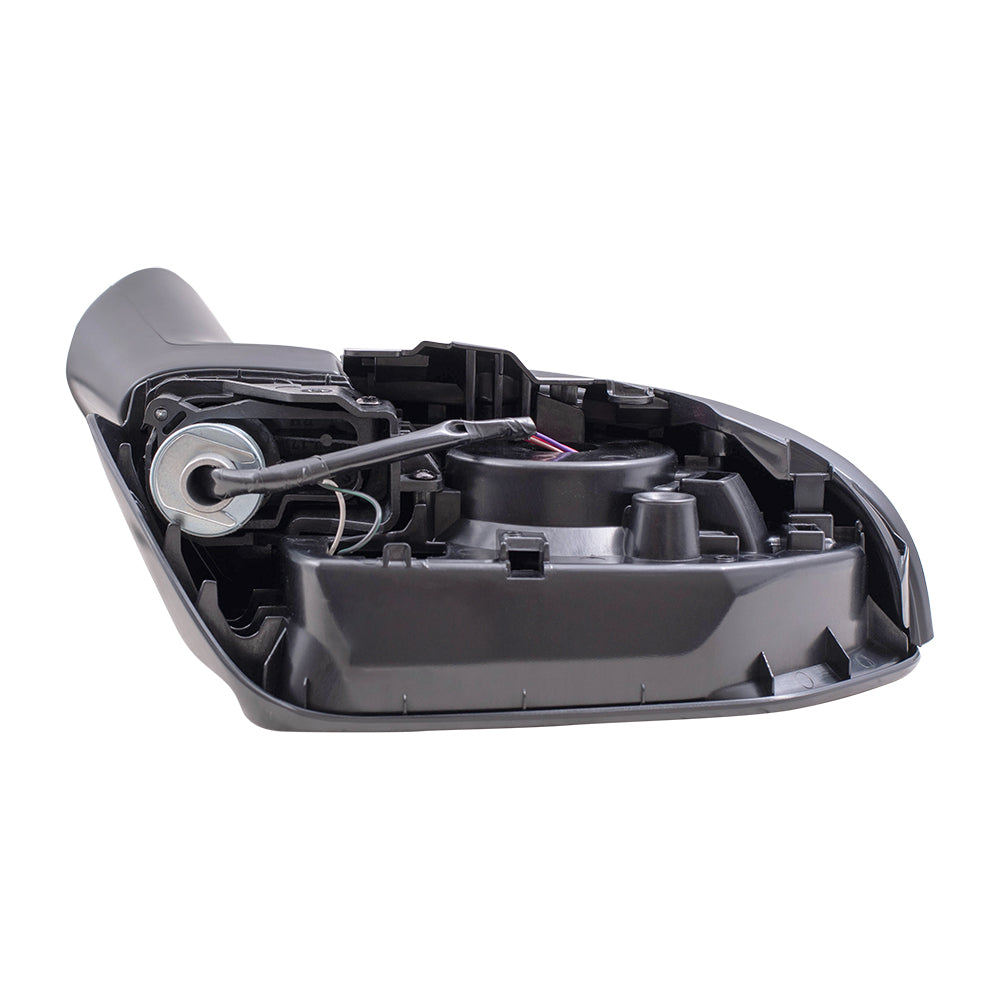 Brock Replacement Passenger Side Power Mirror Paint to Match Black with Heat without Signal and Blind Spot Detection Compatible with 2020 Toyota Corolla Sedan JAPAN BUILT