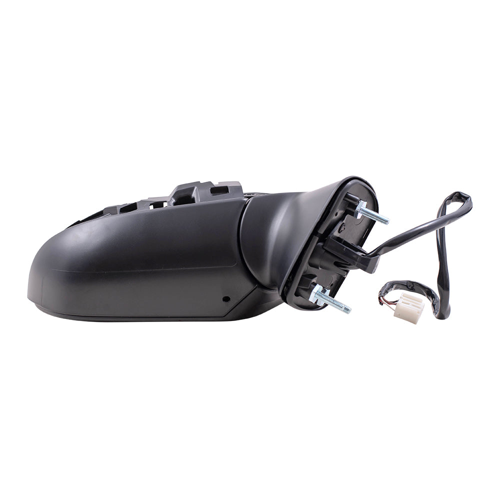Brock Replacement Passenger Side Power Mirror Paint to Match Black with Heat without Signal and Blind Spot Detection Compatible with 2020 Toyota Corolla Sedan JAPAN BUILT