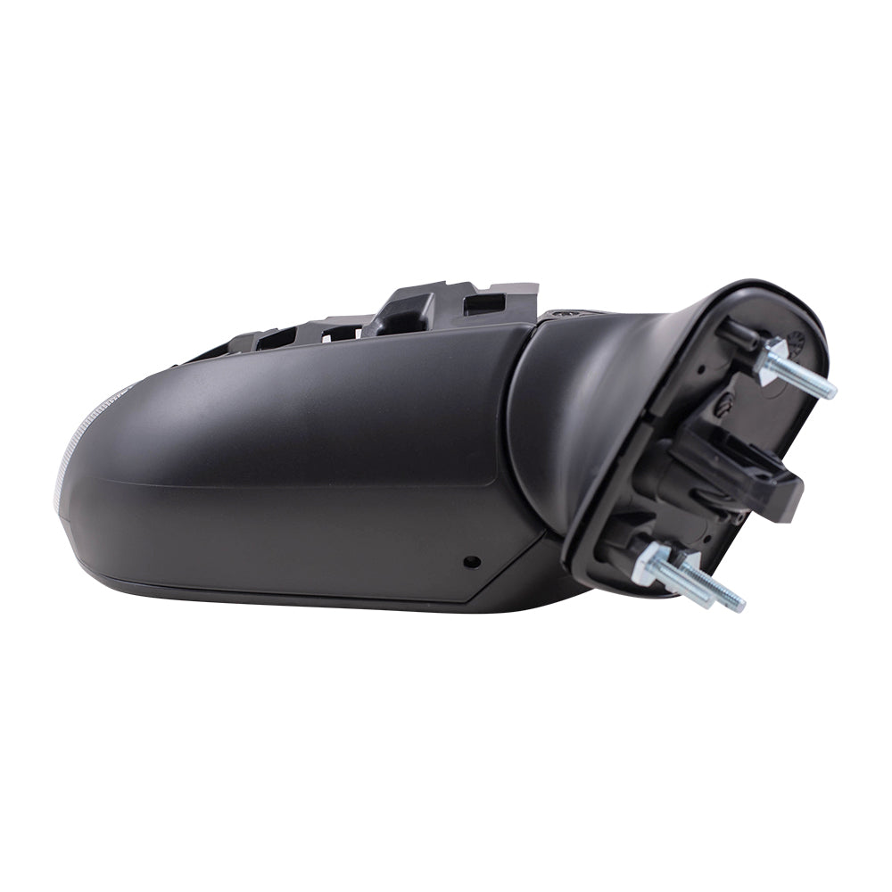 Brock Replacement Driver and Passenger Side Power Mirrors Paint to Match Black with Heat and Signal without Blind Spot Detection Compatible with 2020 Toyota Corolla Sedan JAPAN BUILT