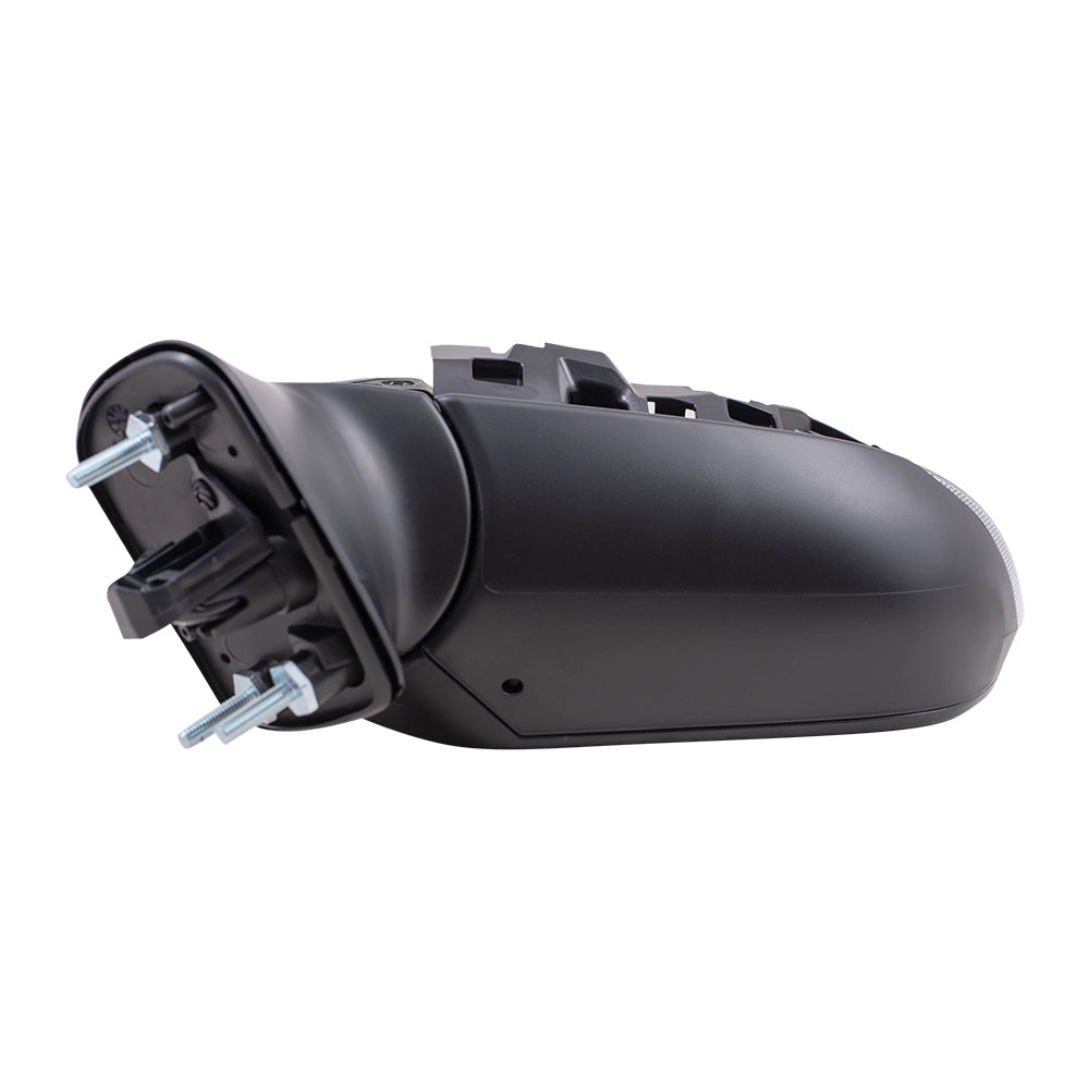 Brock Replacement Driver Side Power Mirror Paint to Match Black with Heat and Signal without Blind Spot Detection Compatible with 2020 Toyota Corolla Sedan JAPAN BUILT