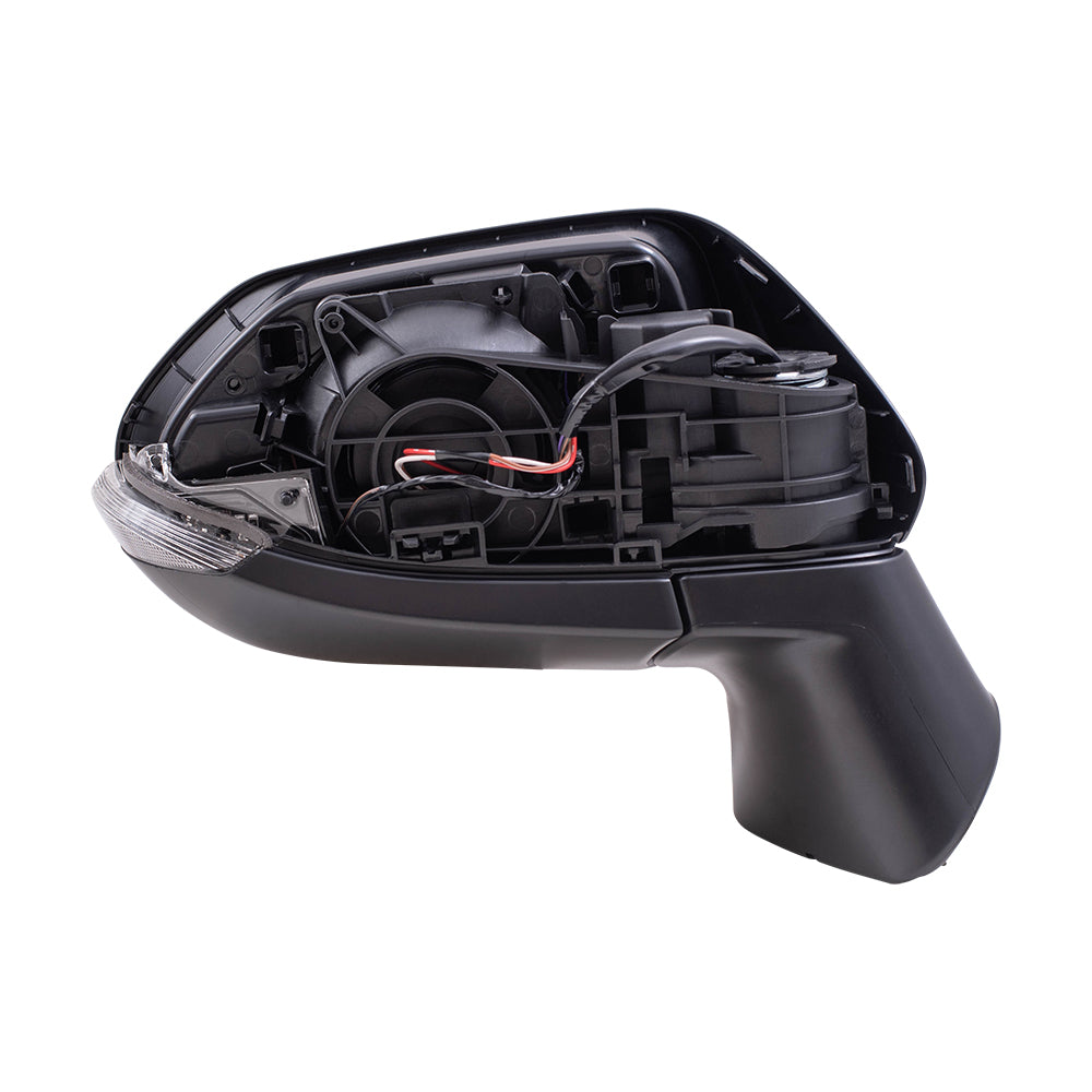 Brock Replacement Driver and Passenger Side Power Mirrors Paint to Match Black with Heat, Signal & Blind Spot Detection Compatible with 2019-2021 Corolla Hatchback & 2020 Corolla Sedan