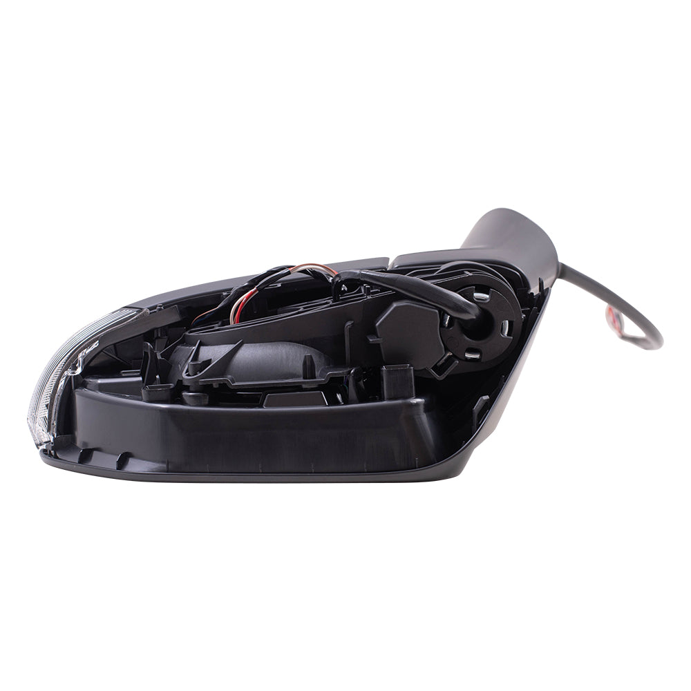 Brock Replacement Driver Side Power Mirror Paint to Match Black with Heat, Signal & Blind Spot Detection Compatible with 2019-2021 Corolla Hatchback & 2020 Corolla Sedan