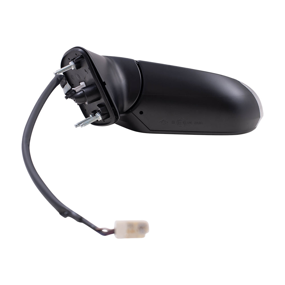 Brock Replacement Driver Side Power Mirror Paint to Match Black with Heat, Signal & Blind Spot Detection Compatible with 2019-2021 Corolla Hatchback & 2020 Corolla Sedan