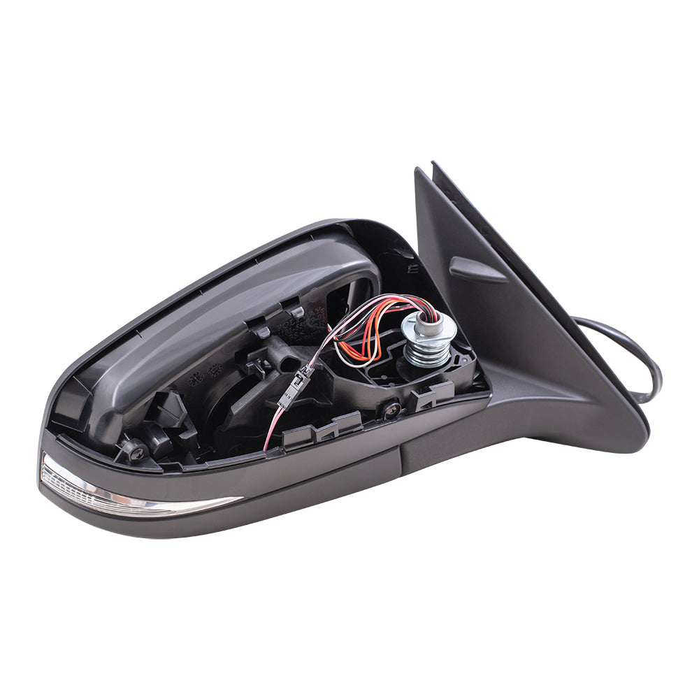 Brock Replacement Driver and Passenger Side Power Mirrors Paint to Match Black with Heat, Signal & Blind Spot Detection Compatible with 2014-2019 Toyota Highlander 2014-2019 Toyota Highlander Hybrid