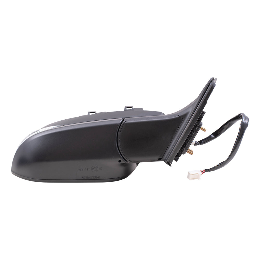 Brock Replacement Passenger Side Power Mirror Paint to Match Black with Heat, Signal & Blind Spot Detection Compatible with 2014-2019 Toyota Highlander & 2014-2019 Toyota Highlander Hybrid