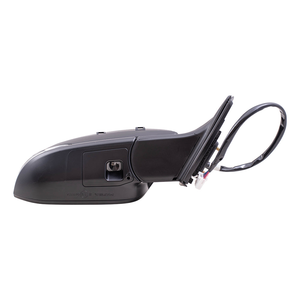 Brock Replacement Driver & Passenger Side Power Mirrors with Heat, Signal, Blind Spot Detection, Memory & Puddle Light Compatible with 2017-2019 Toyota Highlander Limited/Highlander Hybrid Limited