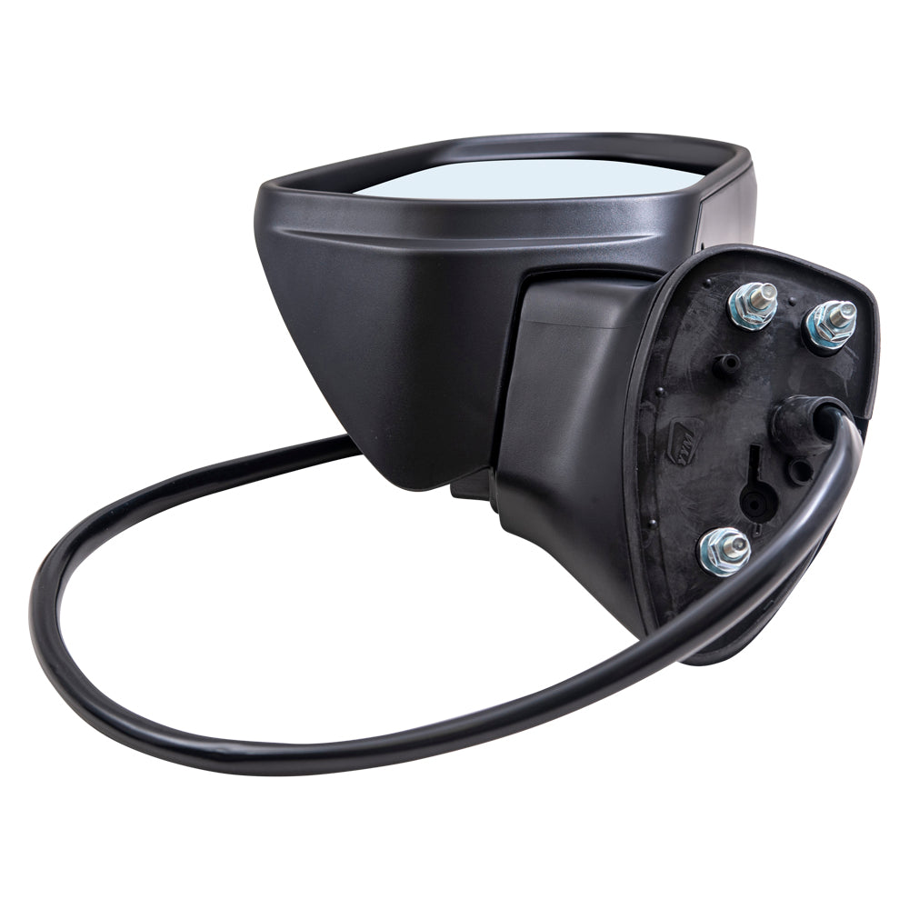 Brock Aftermarket Replacement Passenger Right Power Mirror With Heat-Signal- Camera Paint To Match Black Compatible With 2018-2020 Toyota Camry North America Built