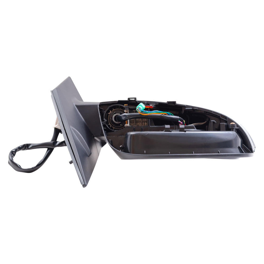 Brock Aftermarket Replacement Passenger Right Power Mirror With Heat-Signal-Blind Spot Detection-Camera Paint To Match Black Compatible With 2016-2018 RAV4 Japan Built