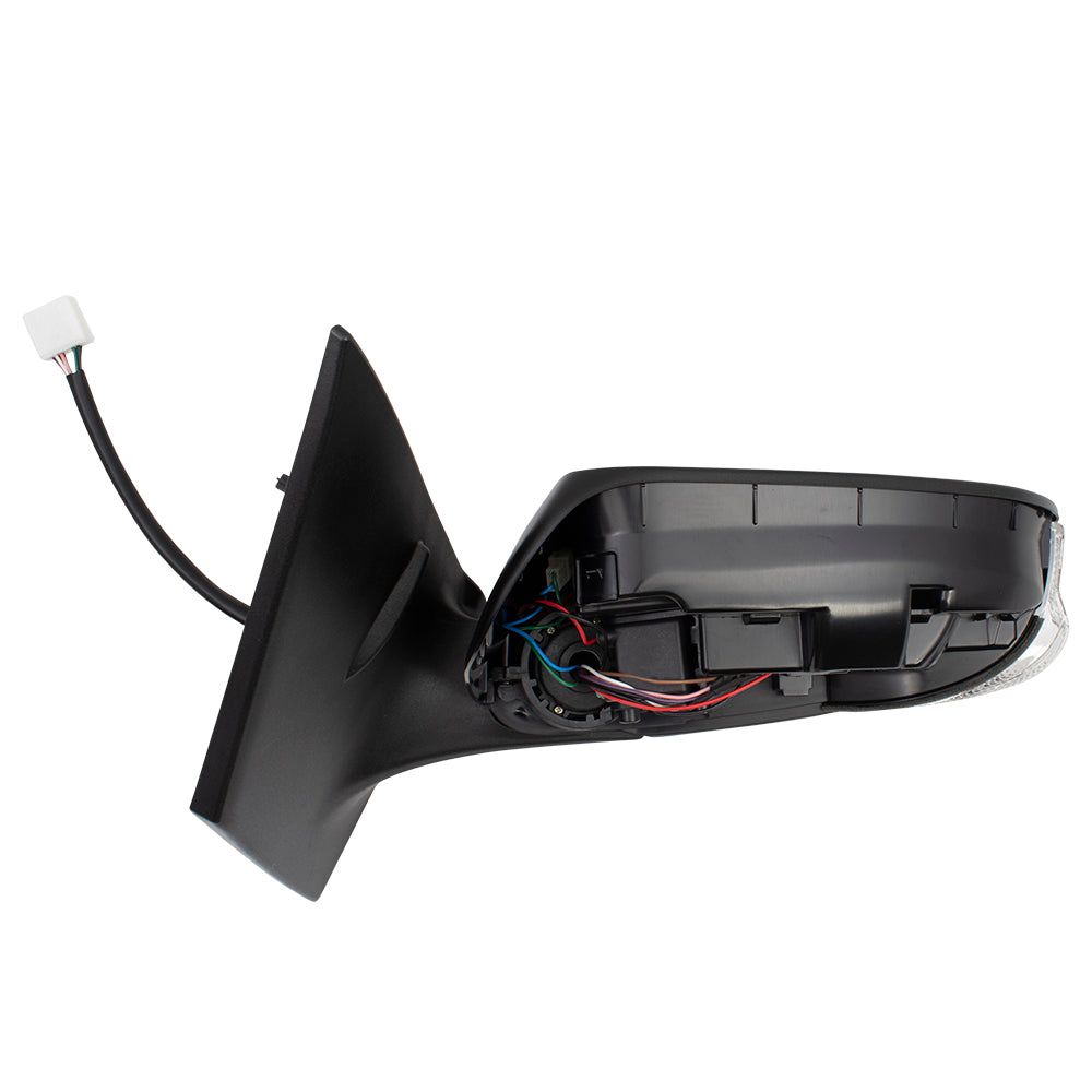 Brock Replacement Drivers Power Folding Side View Mirror Heated Signal Left Compatible with 2016 iM 2017-2018 Corolla iM 8794012E90