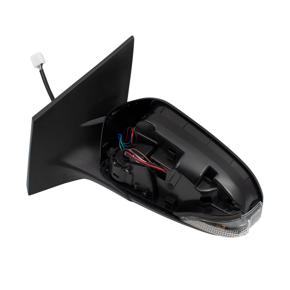 Brock Replacement Drivers Power Folding Side View Mirror Heated Signal Left Compatible with 2016 iM 2017-2018 Corolla iM 8794012E90