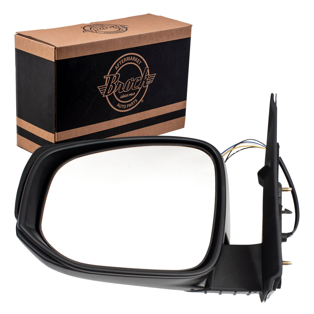 Brock Replacement Drivers Power Side View Mirror Heated Left Compatible with 16-18 Tacoma Pickup Truck 8794004230