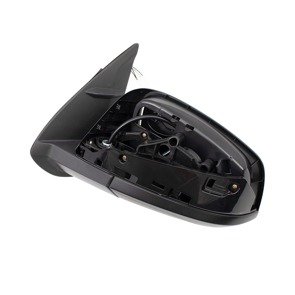 Brock Replacement Pair Set Power Side View Mirrors Heated Compatible with 2016-2018 Tacoma Pickup Truck 8794004230 8791004220