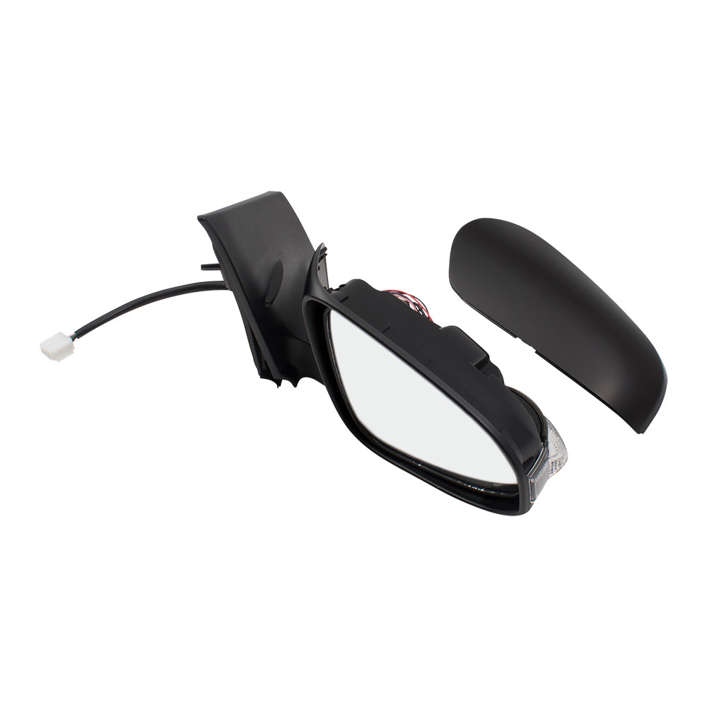 Brock Replacement Pair Set Power Side View Mirrors Heated Signal Left + Right Compatible with 16-18 Tacoma Pickup Truck 8794004240 8791004230
