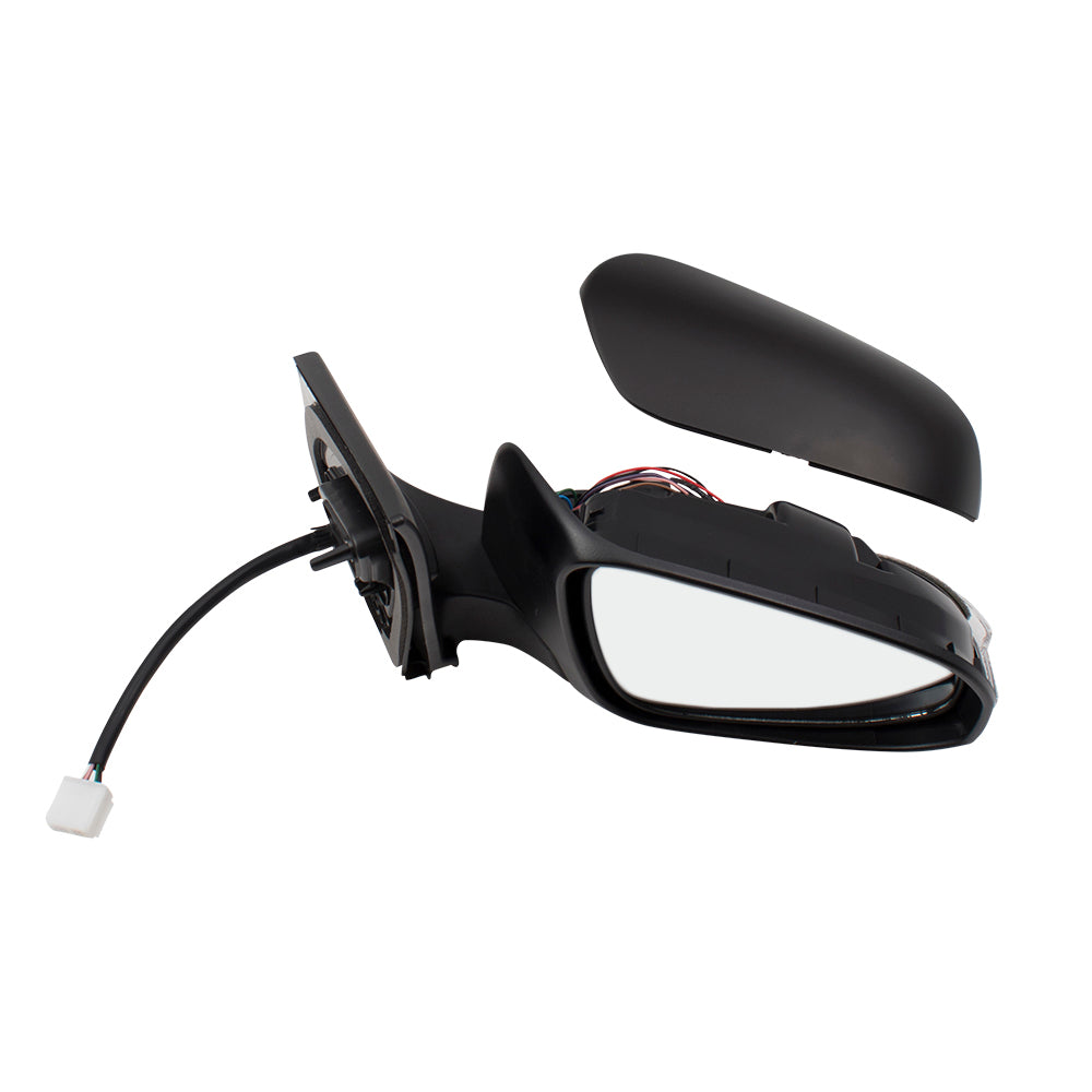 Brock Replacement Pair Set Power Side View Mirrors Heated Signal Left + Right Compatible with 16-18 Tacoma Pickup Truck 8794004240 8791004230