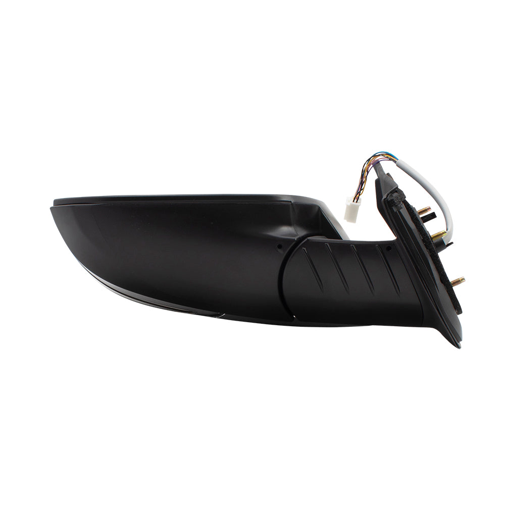 Brock Replacement Pair Set Power Side View Mirrors Heated Signal Chrome Covers Compatible with 16-18 Tacoma Pickup 8794004240 8791004230
