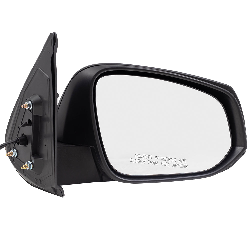Brock Replacement Pair Set Power Folding Side View Mirrors Heated Textured Compatible with 16-23 Tacoma Pickup Truck 8794004230 8794504050 8791004220 8791504050