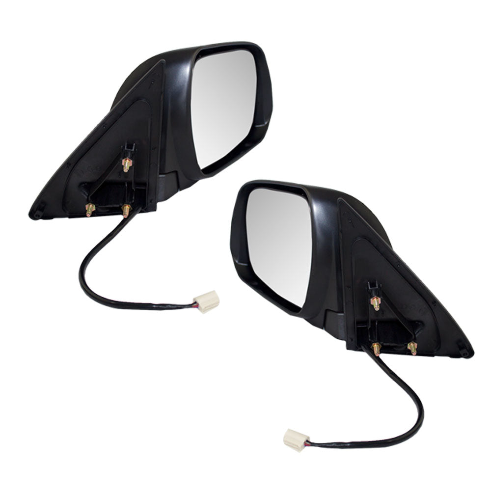 Brock Replacement Driver and Passenger Power Side View Mirrors Heated Compatible with 2008-2013 Highlander & Hybrid 8794048303 8791048353
